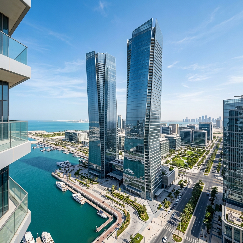 Visit Us at Marina Twin Towers Lusail